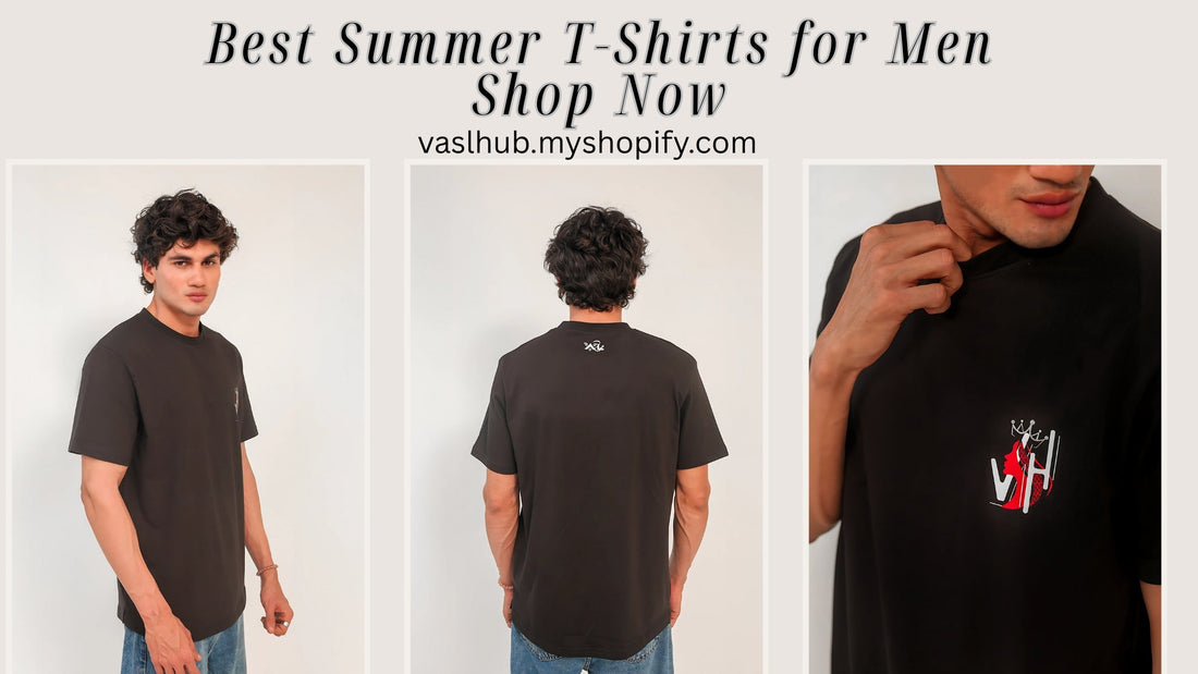 Black summer t-shirt for men – stylish and comfortable