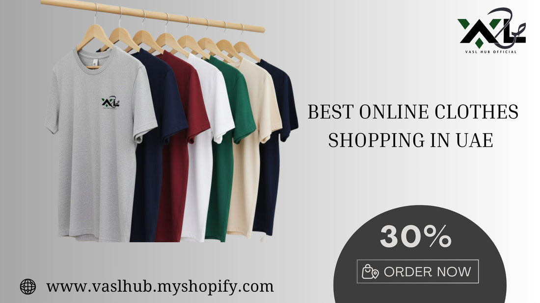 This image is about online clothes shopping in UAE.