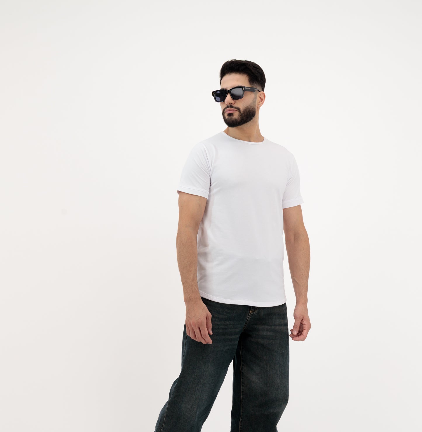 Dynasty Tees – Plain T-Shirt for Men in White, Navy & Rosewood
