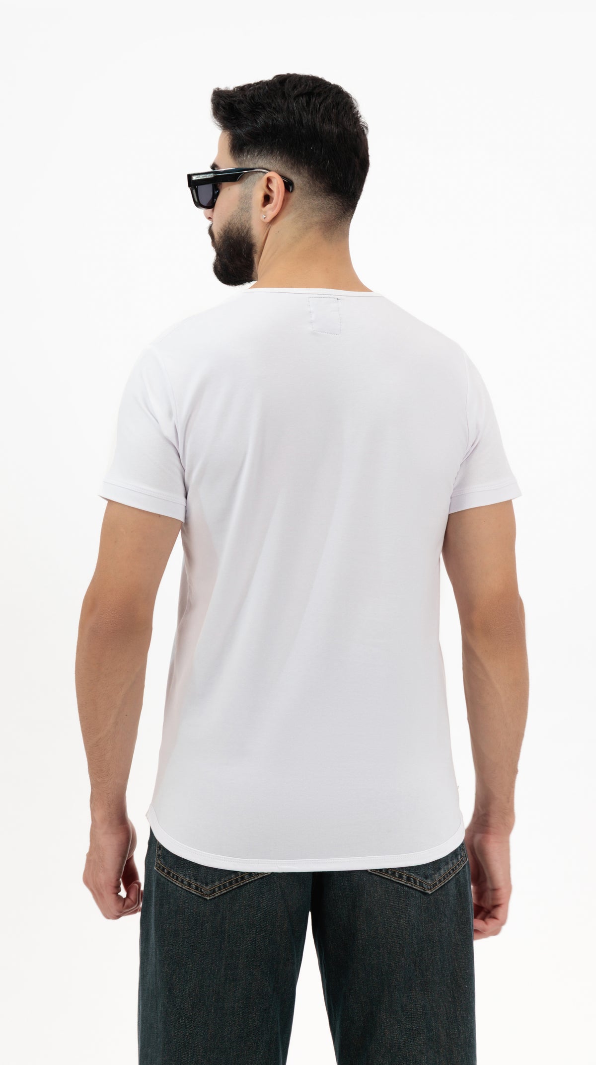 Plain Cotton T-Shirts for Men – Pack of 2 | Navy Blue & White