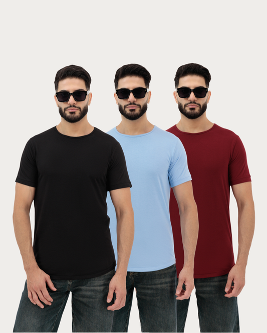 Dynasty Multi Colors T Shirts – Black, Mist, Rosewood