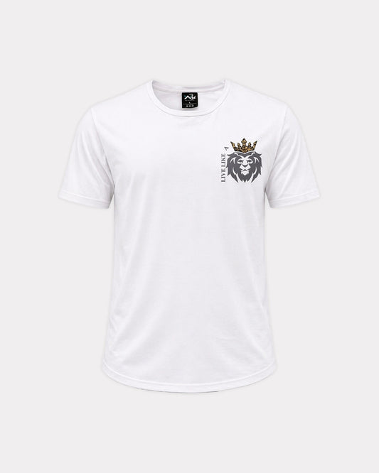 Live Like A Lion - White