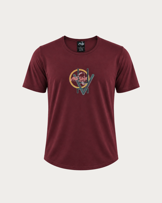 Circle New York Rosewood Graphic T-Shirt for Women